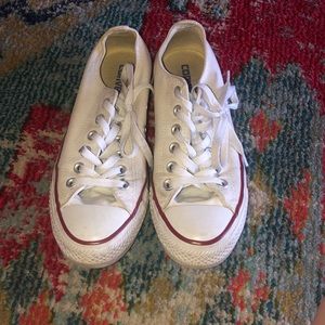 White low top converse